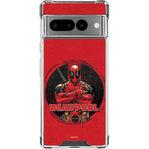 Marvel Deadpool Wade Wilson Google Pixel 7 Pro Clear Case