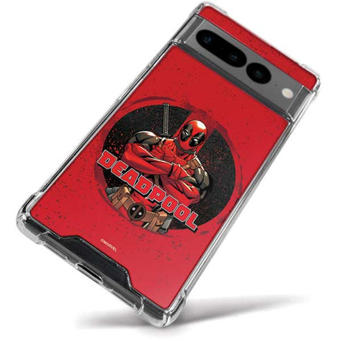 Marvel Deadpool Wade Wilson Google Pixel 7 Pro Clear Case