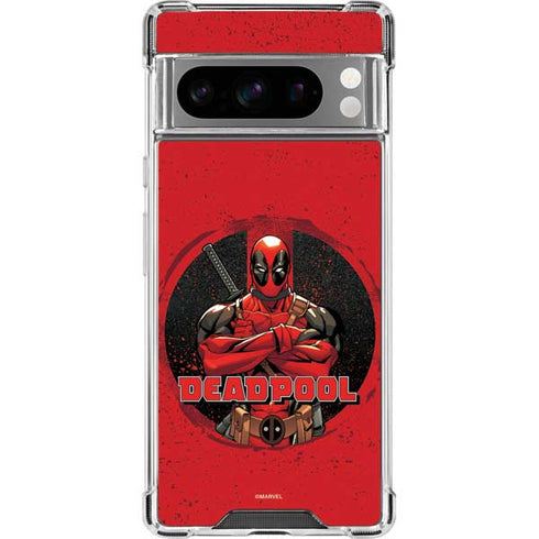 Marvel Deadpool Wade Wilson Google Pixel 8 Pro Clear Case
