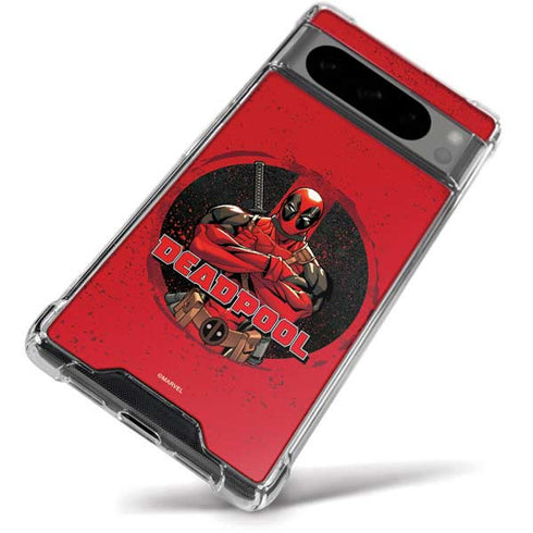 Marvel Deadpool Wade Wilson Google Pixel 8 Pro Clear Case
