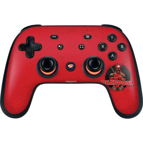 Marvel Deadpool Wade Wilson Google Stadia Controller Skin