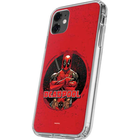 Marvel Deadpool Wade Wilson iPhone 11 Clear Case