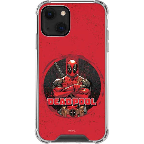 Marvel Deadpool Wade Wilson iPhone 13 Mini Clear Case