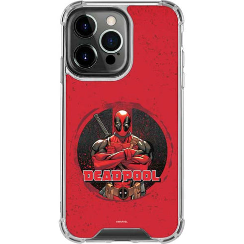 Marvel Deadpool Wade Wilson iPhone 13 Pro Clear Case