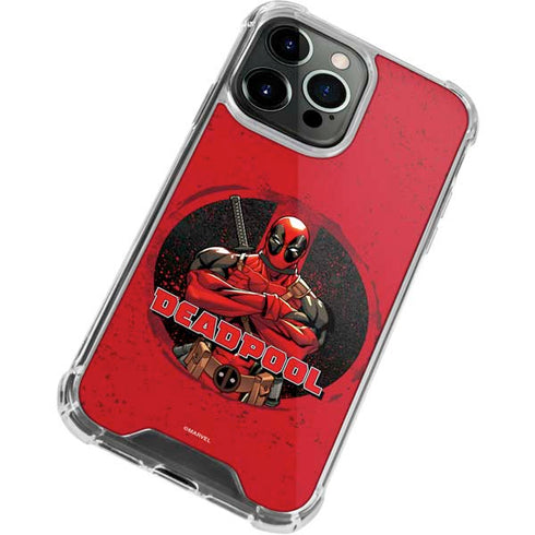 Marvel Deadpool Wade Wilson iPhone 14 Pro Clear Case