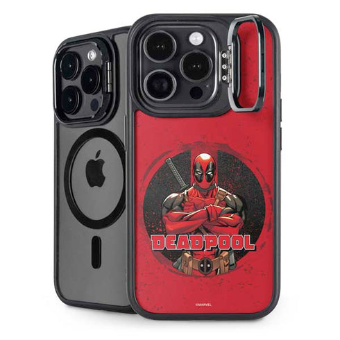 Marvel Deadpool Wade Wilson iPhone 14 Pro Kickstand Case