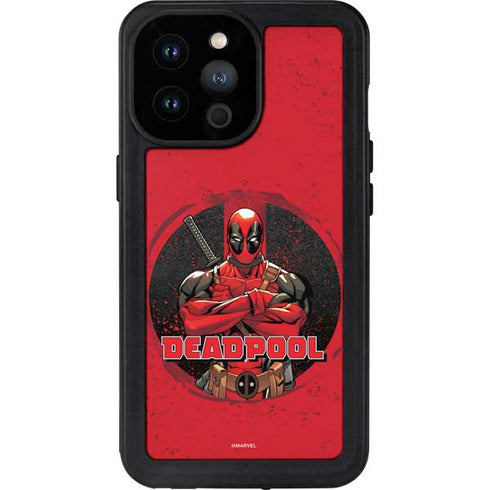 Marvel Deadpool Wade Wilson iPhone 14 Pro Max Waterproof Case