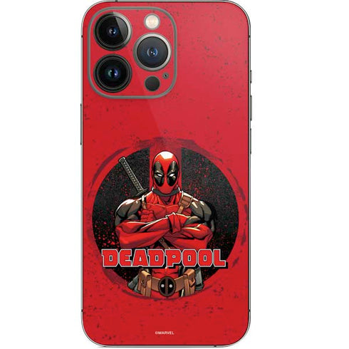 Marvel Deadpool Wade Wilson iPhone 14 Pro Skin