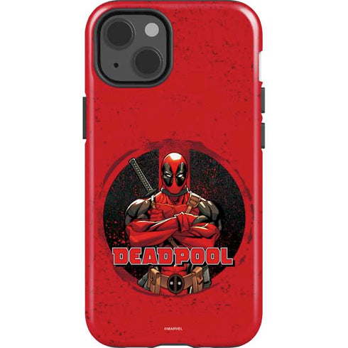 Marvel Deadpool Wade Wilson iPhone 15 Plus Impact Case