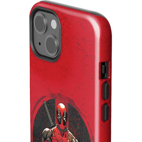 Marvel Deadpool Wade Wilson iPhone 15 Plus Impact Case