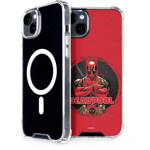Marvel Deadpool Wade Wilson iPhone 15 Plus MagSafe Case