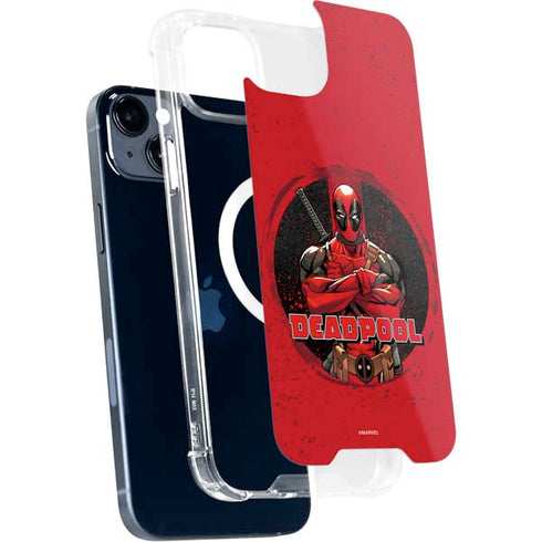 Marvel Deadpool Wade Wilson iPhone 15 Plus MagSafe Case