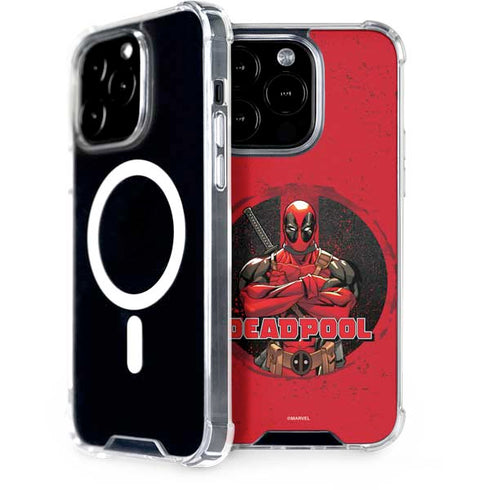 Marvel Deadpool Wade Wilson iPhone 15 Pro MagSafe Case