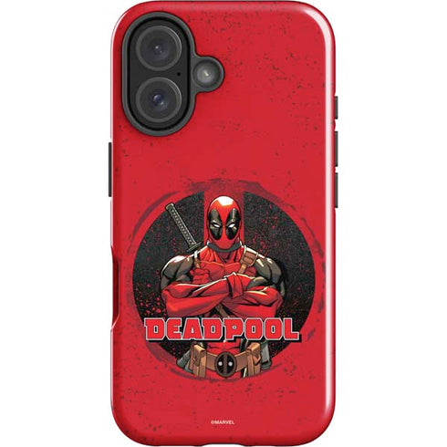 Marvel Deadpool Wade Wilson iPhone 16 Plus Impact Case