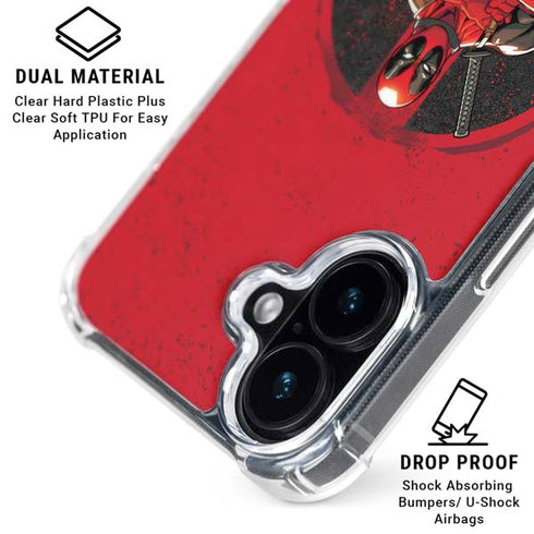 Marvel Deadpool Wade Wilson iPhone 16 Plus MagSafe Case