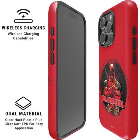 Marvel Deadpool Wade Wilson iPhone 16 Pro Magsafe Impact Case