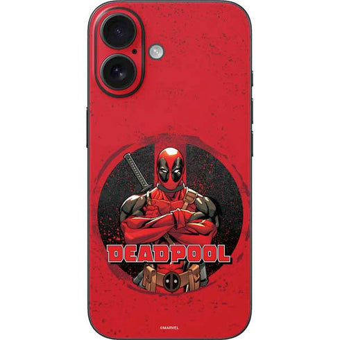 Marvel Deadpool Wade Wilson iPhone 16 Skin