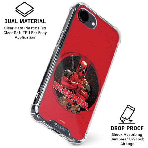 Marvel Deadpool Wade Wilson iPhone 16e Clear Case