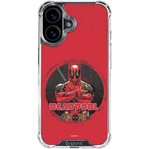 Marvel Deadpool Wade Wilson iPhone 17 Clear Case