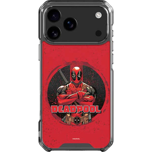 Marvel Deadpool Wade Wilson iPhone 17 Pro Max Clear Case