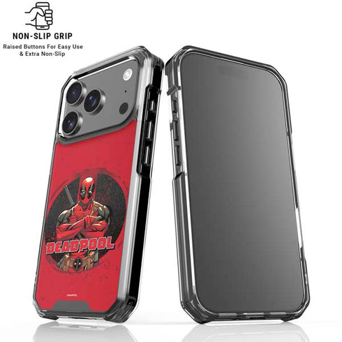 Marvel Deadpool Wade Wilson iPhone 17 Pro Max Clear Case