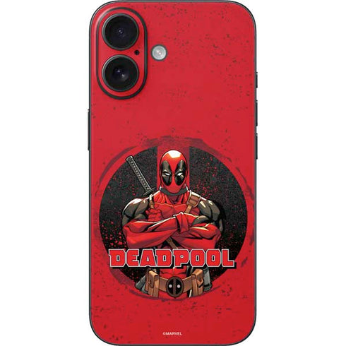 Marvel Deadpool Wade Wilson iPhone 17 Skin