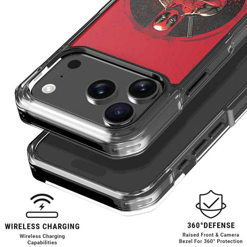 Marvel Deadpool Wade Wilson iPhone 18 Pro Clear Case