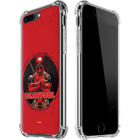 Marvel Deadpool Wade Wilson iPhone 7/8 Plus Clear Case