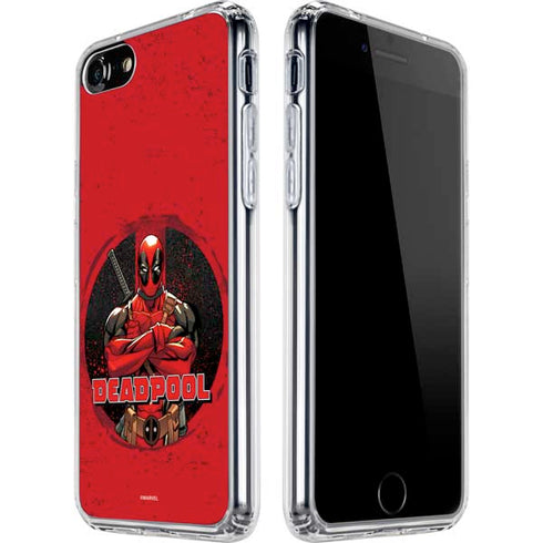 Marvel Deadpool Wade Wilson iPhone SE (2nd & 3rd Gen) Clear Case