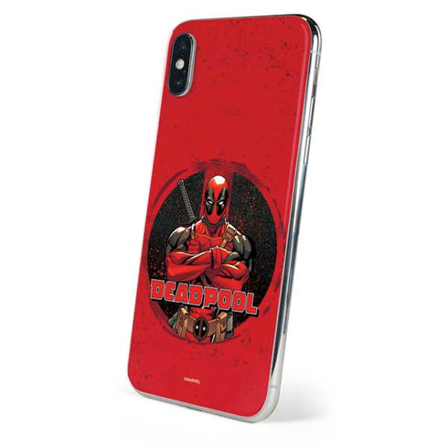 Marvel Deadpool Wade Wilson iPhone X Skin