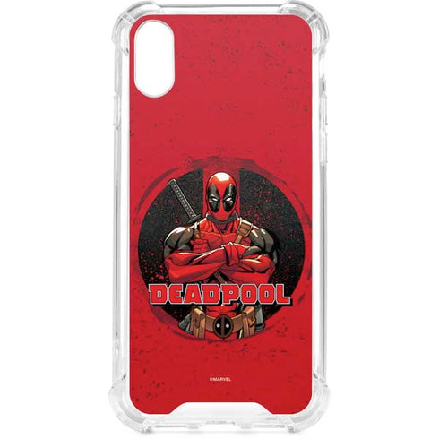 Marvel Deadpool Wade Wilson iPhone XS Clear Case