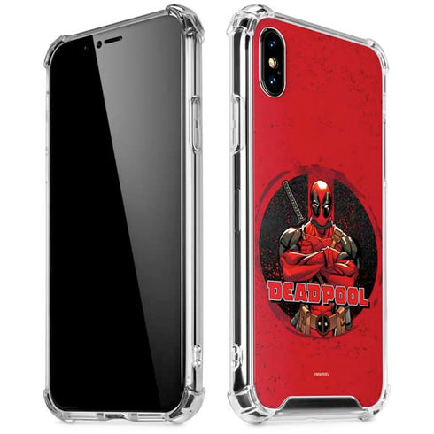 Marvel Deadpool Wade Wilson iPhone XS Max Clear Case