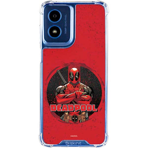 Marvel Deadpool Wade Wilson Moto G 5G (2024) Clear Case