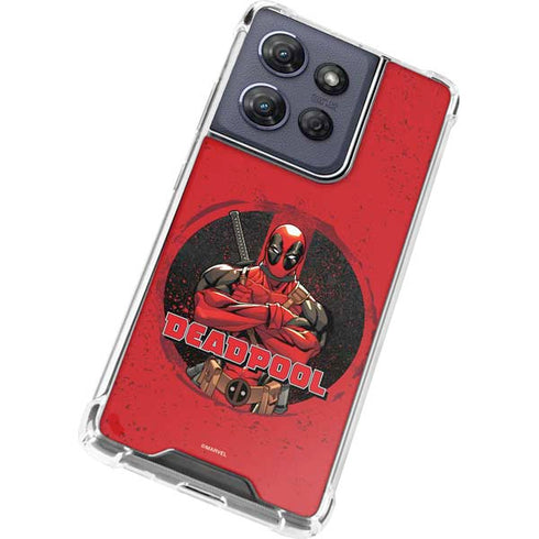Marvel Deadpool Wade Wilson Moto G Play 5G (2025) Clear Case
