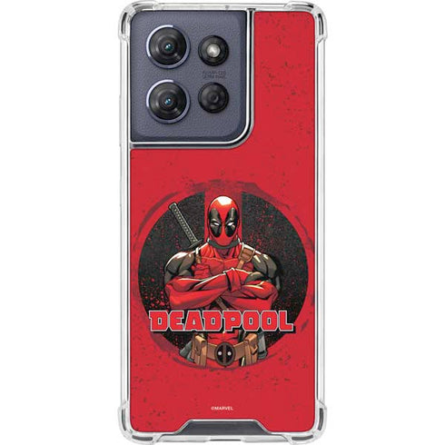 Marvel Deadpool Wade Wilson Moto G Power 5G (2025) Clear Case