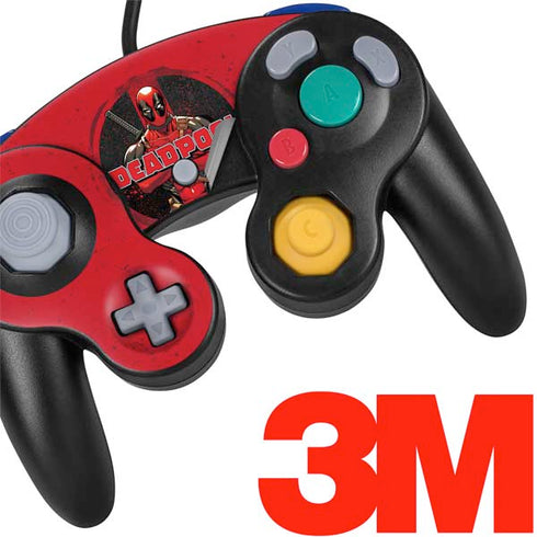 Marvel Deadpool Wade Wilson Nintendo GameCube Controller Skin