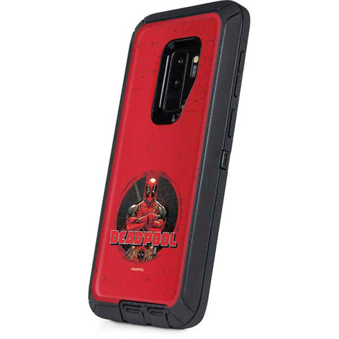 Marvel Deadpool Wade Wilson Otterbox Defender Galaxy Skin