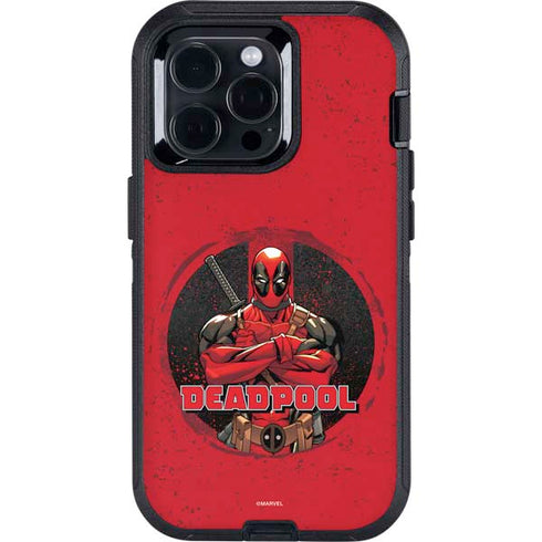 Marvel Deadpool Wade Wilson Otterbox Defender iPhone Skin