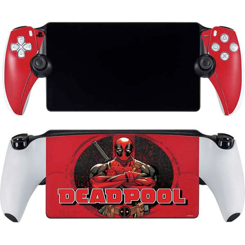 Marvel Deadpool Wade Wilson PlayStation Portal Remote Player Skin