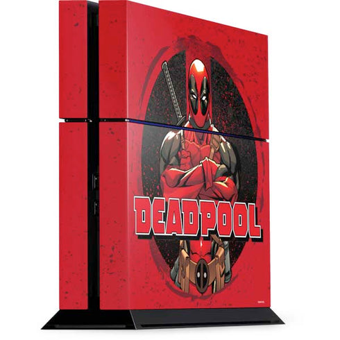 Marvel Deadpool Wade Wilson PS4 Console Skin