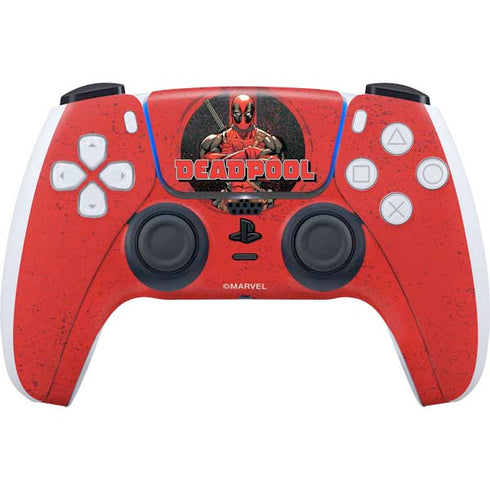 Marvel Deadpool Wade Wilson PS5 Controller Skin