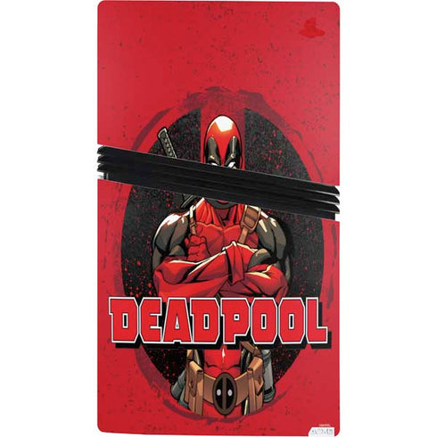 Marvel Deadpool Wade Wilson PS5 Pro Console Skin