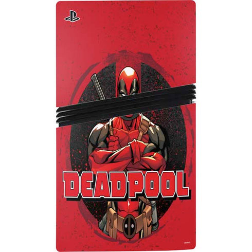 Marvel Deadpool Wade Wilson PS5 Pro Disk Bundle Skin