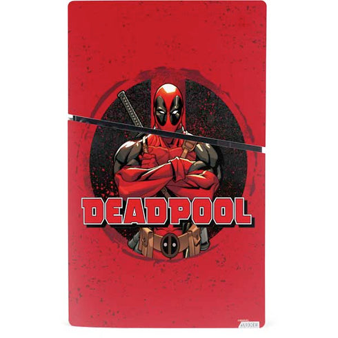 Marvel Deadpool Wade Wilson PS5 Slim Digital Edition Bundle Skin