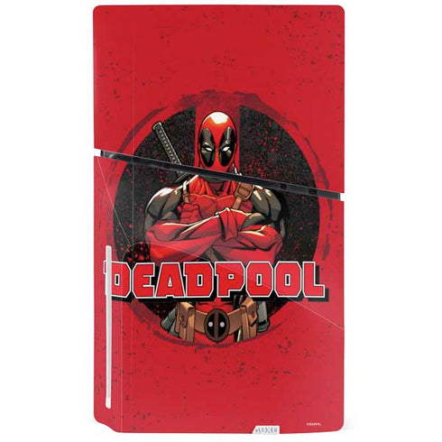 Marvel Deadpool Wade Wilson PS5 Slim Disk Bundle Skin