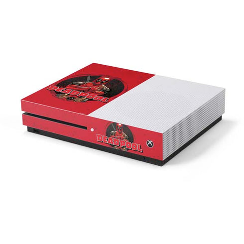Marvel Deadpool Wade Wilson Xbox One S Console Skin