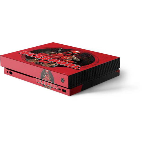 Marvel Deadpool Wade Wilson Xbox One X Console Skin