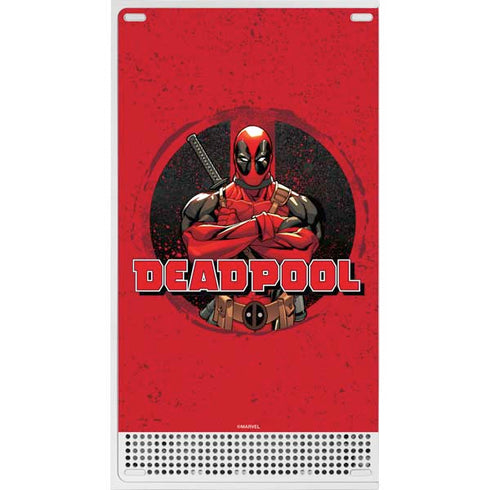 Marvel Deadpool Wade Wilson Xbox Series S Console Skin