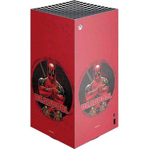 Marvel Deadpool Wade Wilson XBox Series X Digital Edition Console Skin