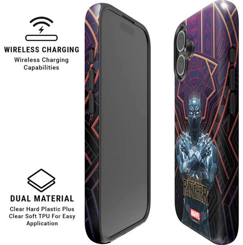 Marvel Black Panther Wakanda Salute iPhone 16 Plus Magsafe Impact Case